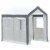 8' x 6' x 7.4' Walk-In Greenhouse Tunnel Portable Plant Garden Steel Frame Perspective: front