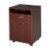 Mobile File Cabinet Organizer Home Office Filing Organizer w/ Castor, Brown Perspective: front