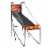 Basketball Shooting Game Foldable w/ Three Plastic Basketballs, Steel Frame and Perspective: front