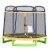 7' Spring Trampoline for Kids w/ Enclosure Net Indoor Play Bouncer Toy, Yellow Perspective: front