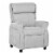 Kids Recliner Adjustable Armchair Sofa, Soft Sponge Cushion Accent Chair, Grey Perspective: front