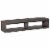 Wall Mount Media Console, Floating TV Stand Entertainment Center Unit, Dark Grey Perspective: front