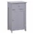 Modern Shower & Lavatory Mulitple Storage Freestanding Unit w/Anti-Topple, Grey Perspective: front