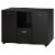 Office/Home File & Scanner Storage Cabinet w/ 2 Cabinets & Top Counter, Black Perspective: front