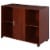 Wheeled Office/Home Printer Stand & Cabinet w/ 2 Variable Shelves Brown Perspective: front