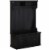 Hall Coat & Shoe Storage Cupboard  Corner Hall Tree, Black Perspective: front