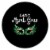 Big Dot of Happiness Mardi Gras - Masquerade Party Circle Sticker Labels - 24 Count Perspective: front