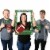 Big Dot of Happiness End Zone - Football - Birthday Party Photo Booth Picture Frame & Props Perspective: front
