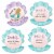 Big Dot of Happiness Drink If Game Trading The Tail For A Veil Mermaid Party Game Cards 24 Ct Perspective: front