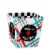 Big Dot of Happiness 50's Sock Hop Mini Favor 1950s Rock N Roll Party Treat Candy Boxes 12 Ct Perspective: front