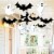 Big Dot of Happiness Hanging Scary Squad - Witch, Bats & Ghosts Outdoor Halloween Decor 10 Pc Perspective: front