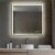 Blossom Stellar 36  Brush Gold Frame LED Glass Mirror with Antifog Perspective: front