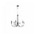 Brielle 6 lights pendant in black Perspective: front