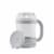 Reduce WaterDay Fog Grey Desk Top Mug Perspective: front