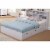 Contemporary Style Wooden Frame Full Size Chest Bed with 3 Drawers, White Perspective: front
