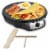 NutriChef Electric Nonstick Griddle Crepe Injera Maker Hot Plate Cooktop, Black Perspective: front