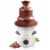 NutriChef 16oz 3 Tier Electric Countertop Fondue Maker Fountain Chocolate Melter Perspective: front