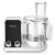 NutriChef 12 Cup Multi Function Food Processor with 6 Attachment Blades, White Perspective: front