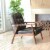 Zuo Home Indoor Decorative Rocky Arm Chair - Black Perspective: front