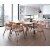Alden Dining Arm Chair (Set of 2) Walnut & Dark Gray Perspective: front