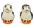 Star Wars Porgs Salt & Pepper Shakers | Official Star Wars Ceramic Spice Shakers Perspective: front