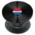 PopSockets - PopGrip Luxe - Backspin Aluminum 45 RPM Perspective: front