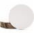 12-Pack Round Cake Boards, Cardboard Cake Circle Bases, 6 Inches Diameter, White Perspective: front