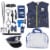 Halloween Costumes for Kids, Police Officer Uniform Costume (13 Pieces) Perspective: front