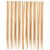 10-Pack Extra Long Cooking Chopsticks, For Cooking, Frying, Natural Bamboo, 16.5 Inches Perspective: front