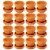 Juvale Small Terra Cotta Pots with Saucer- 16-Pack Clay Flower Pots with Saucers Perspective: front