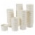 100-Piece White Disposable Ice Cream Sundae Paper Cups Party Supplies, 5-Ounce Perspective: front