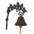 Iron Cast Door Bell - Rustic Birds Flock Door Chime Wall Mounted Front Door Bell Perspective: front