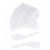 100-Pack Disposable Plastic Chinese Soup Spoons, White, 4.5 x 1.2 Inches Perspective: front