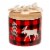 AmbiEscents Plaid Moose Ceramic Diffuser - Red/Black Perspective: front
