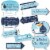 Big Dot of Happiness Funny Boy Special Delivery - Blue It's a Stork Photo Booth Props 10 Pc Perspective: front