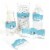 Big Dot of Happiness Boy Special Delivery - Blue Stork Baby Shower DIY Wrapper Favors - 15 Ct Perspective: front