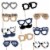 Big Dot of Happiness My Dad is Rad Glasses - Paper Father's Day Photo Booth Props Kit 10 Ct Perspective: front