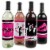 Big Dot of Happiness We've Got Spirit - Cheerleading Party Wine Bottle Label Stickers 4 Ct Perspective: front