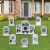 Big Dot of Happiness Graveyard Tombstones - Outdoor Lawn Decor - Halloween Yard Signs 8 Ct Perspective: front
