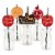 Big Dot of Happiness Rosh Hashanah - Paper Straw Decor - New Year Striped Decor Straws 24 Ct Perspective: front