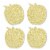 Big Dot of Happiness Gold Glitter Apple - No-Mess Real Gold Glitter Cut-Outs Confetti - 24 Ct Perspective: front