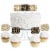Big Dot of Happiness Adult 50th Birthday Gold Dessert Cupcake Toppers Clear Treat Picks 24 Ct Perspective: front