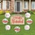 Big Dot of Happiness Feliz Navidad - Lawn Decor - Holiday & Spanish Christmas Yard Signs 8 Ct Perspective: front