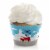Big Dot of Happiness Fired Up Fire Truck - Firefighter Party Decor - Cupcake Wrappers - 12 Ct Perspective: front