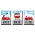 Big Dot of Happiness Fired Up Fire Truck Wall Art 7.5 x 10 in Set of 3 Wash Brush Flush Perspective: front