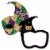 Big Dot of Happiness Mardi Gras - Masquerade Party Shaped Thank You Cards & Envelopes 12 Ct Perspective: front