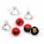 Big Dot of Happiness Red Carpet Hollywood Movie Night Round Candy Sticker Favors - 108 Ct Perspective: front