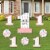 Big Dot of Happiness She's a Wild One - Lawn Decor Boho Floral 1st Birthday Yard Signs 8 Ct Perspective: front