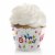 Big Dot of Happiness Cheerful Happy Birthday Colorful Party Decor Cupcake Wrappers 12 Ct Perspective: front