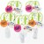 Big Dot of Happiness 60th Birthday - Cheerful Birthday Centerpiece Sticks Table Toppers 15 Ct Perspective: front